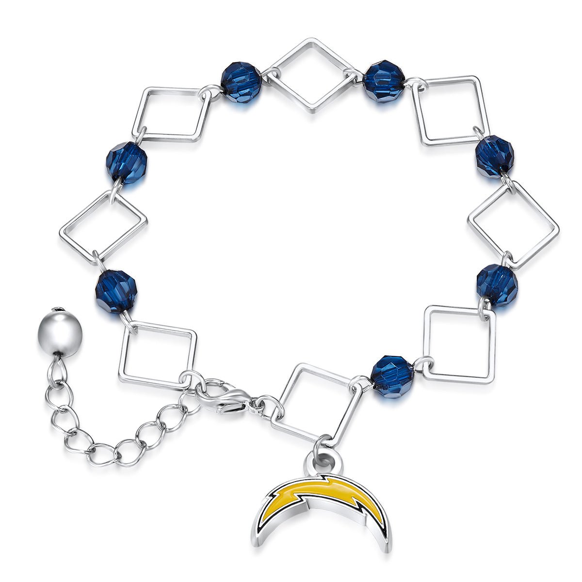 NFL Box Link Bracelet - Gamedays Gear - Los Angeles Chargers