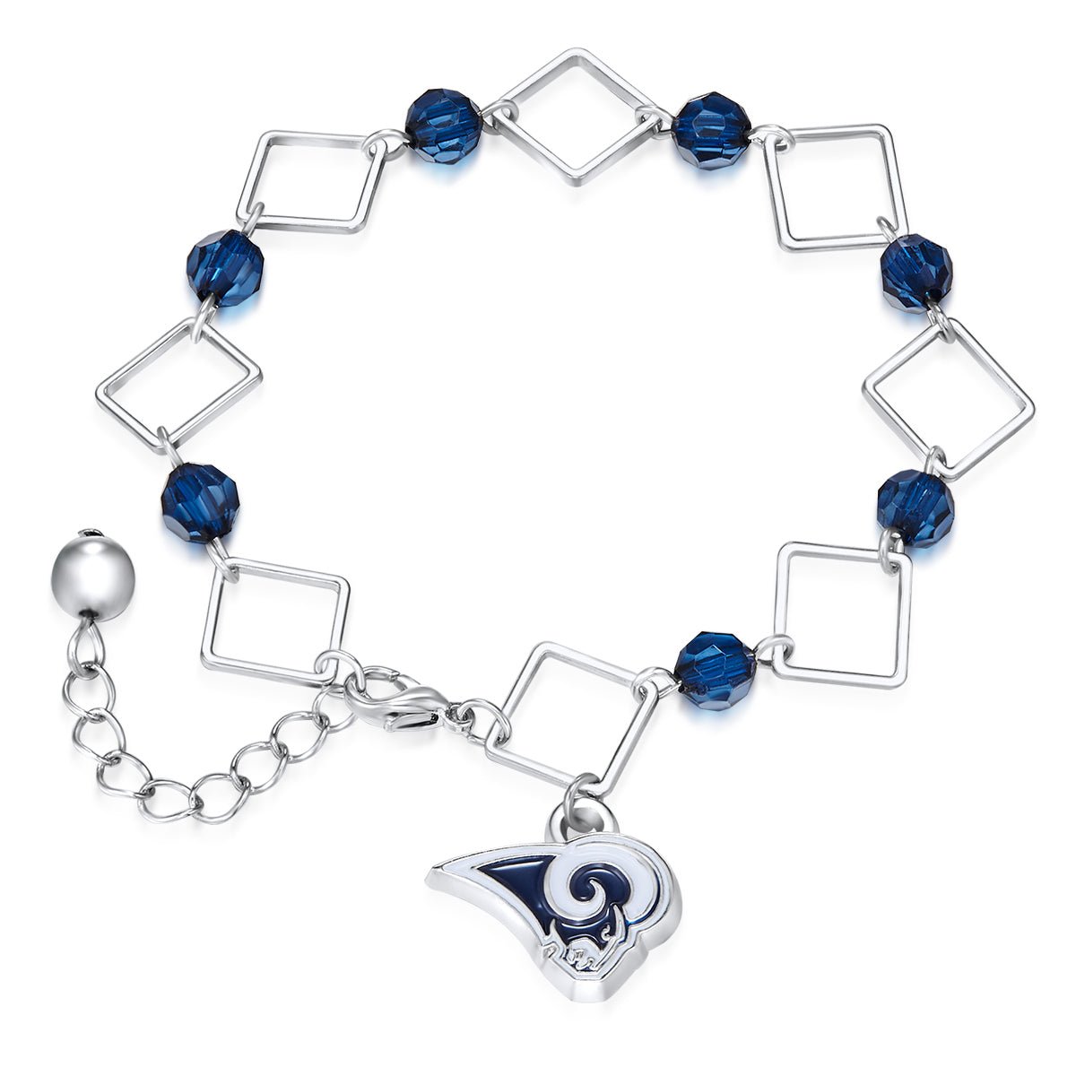 NFL Box Link Bracelet - Gamedays Gear - Los Angeles Rams