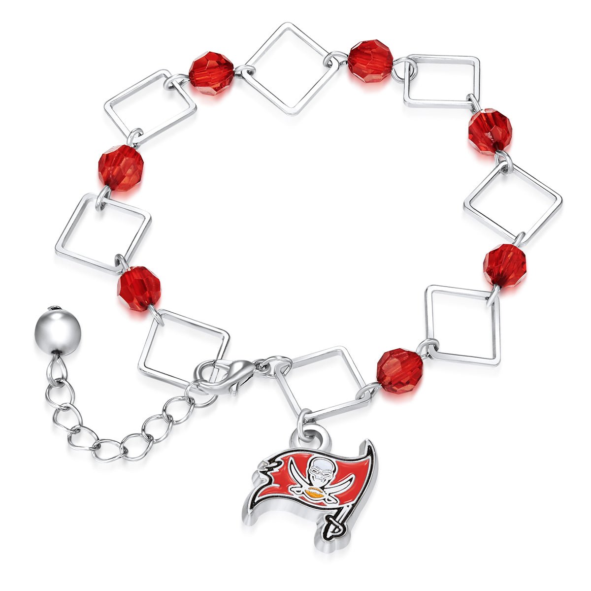 NFL Box Link Bracelet - Gamedays Gear - Tampa Bay Buccaneers