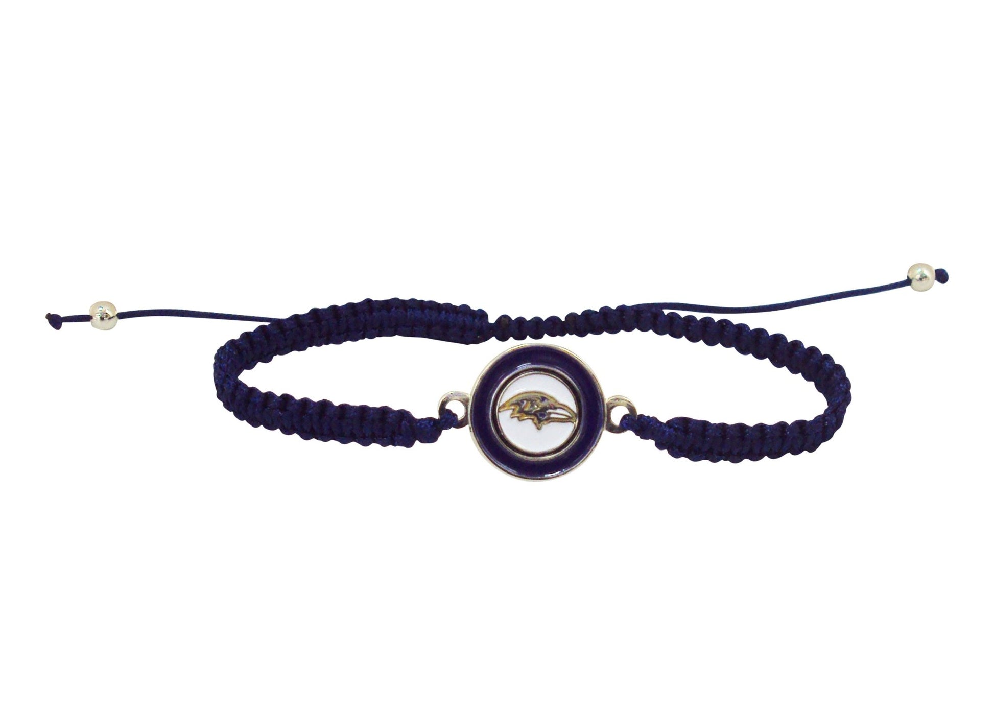 NFL Braided Logo Bracelet - Gamedays Gear - Baltimore Ravens