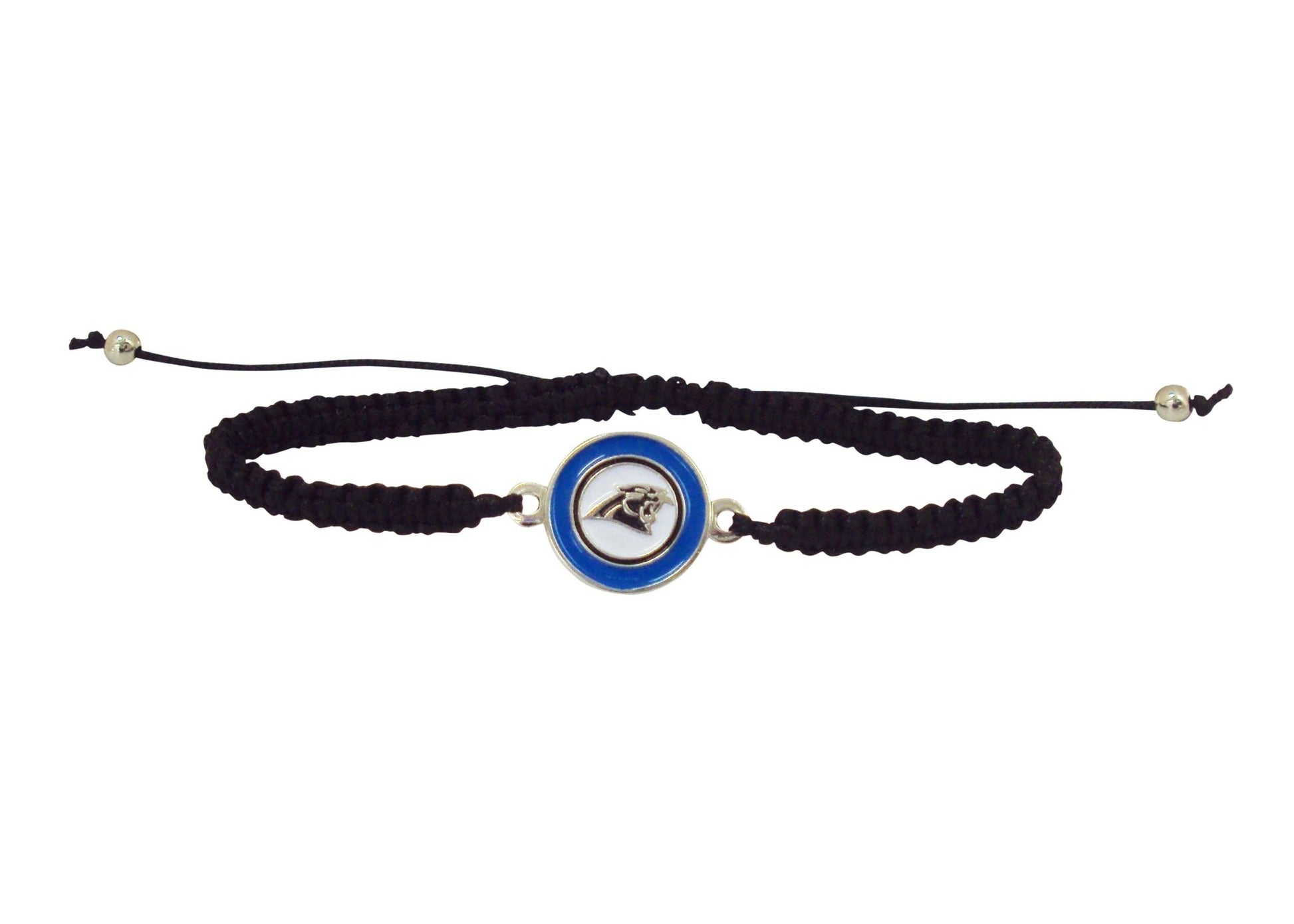 NFL Braided Logo Bracelet - Gamedays Gear - Carolina Panthers