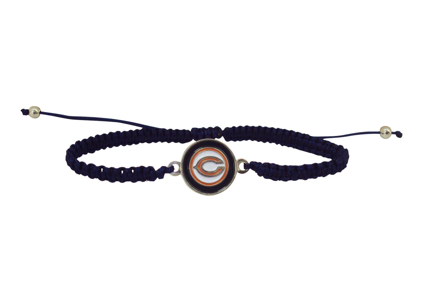 NFL Braided Logo Bracelet - Gamedays Gear - Chicago Bears