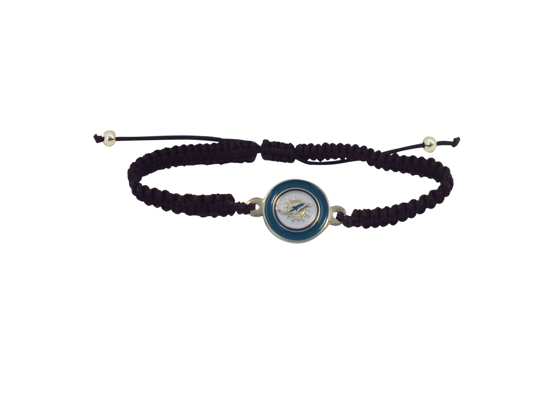 NFL Braided Logo Bracelet - Gamedays Gear - Miami Dolphins