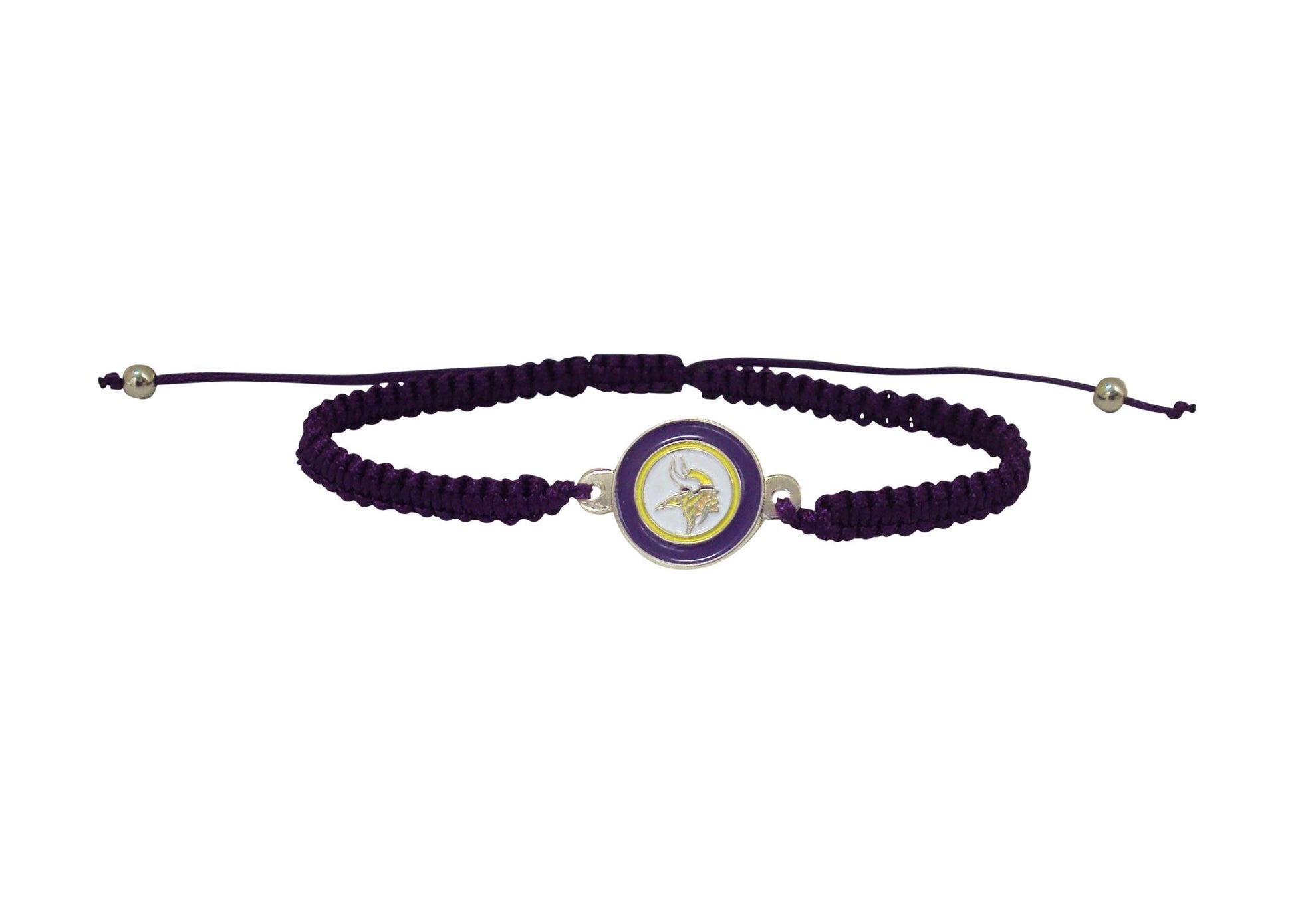 NFL Braided Logo Bracelet - Gamedays Gear - Minnesota Vikings