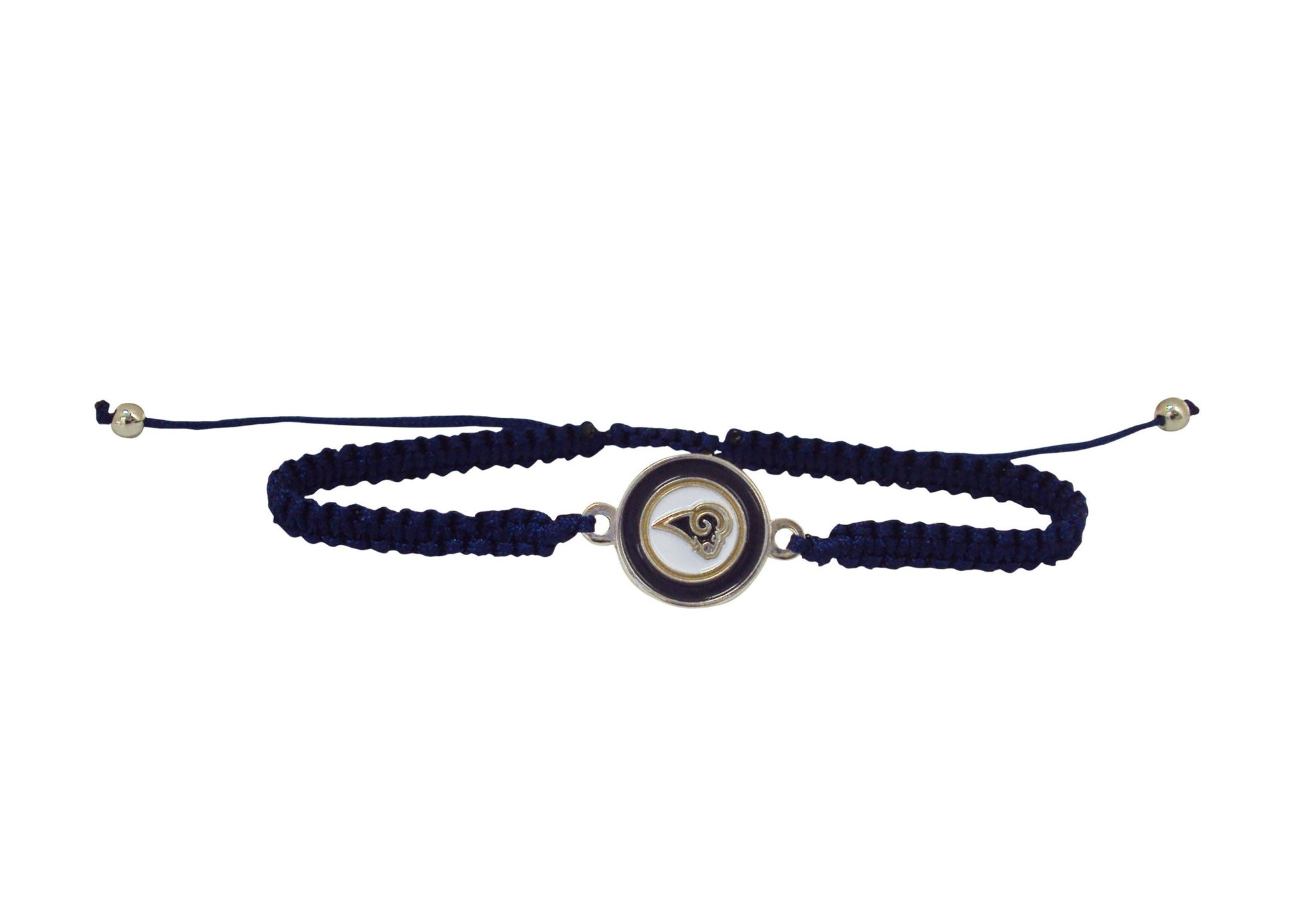 NFL Braided Logo Bracelet - Gamedays Gear - Los Angeles Rams