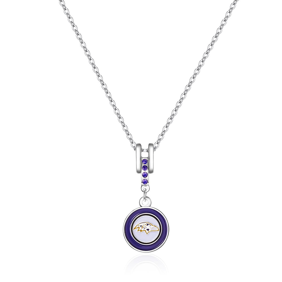 NFL Charm Necklace - Gamedays Gear - Baltimore Ravens