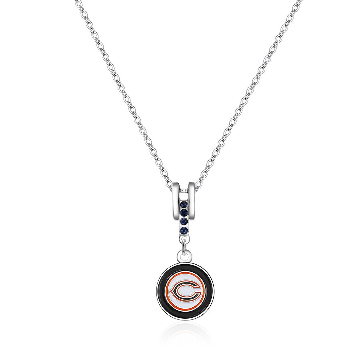 NFL Charm Necklace - Gamedays Gear - Chicago Bears