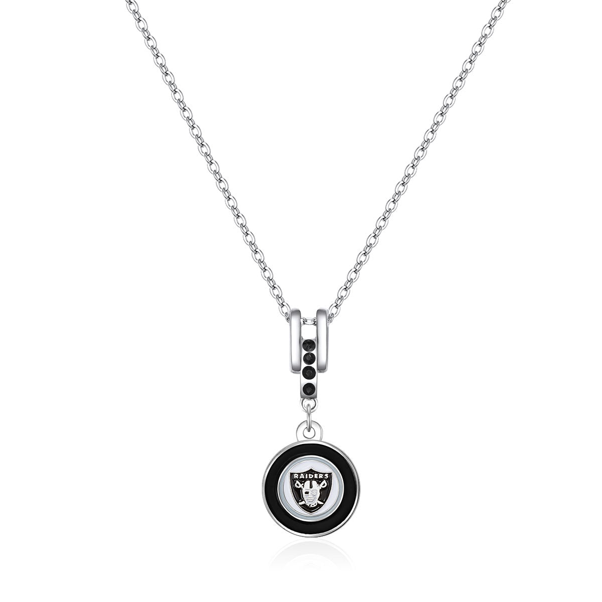 NFL Charm Necklace - Gamedays Gear - Las Vegas Raiders