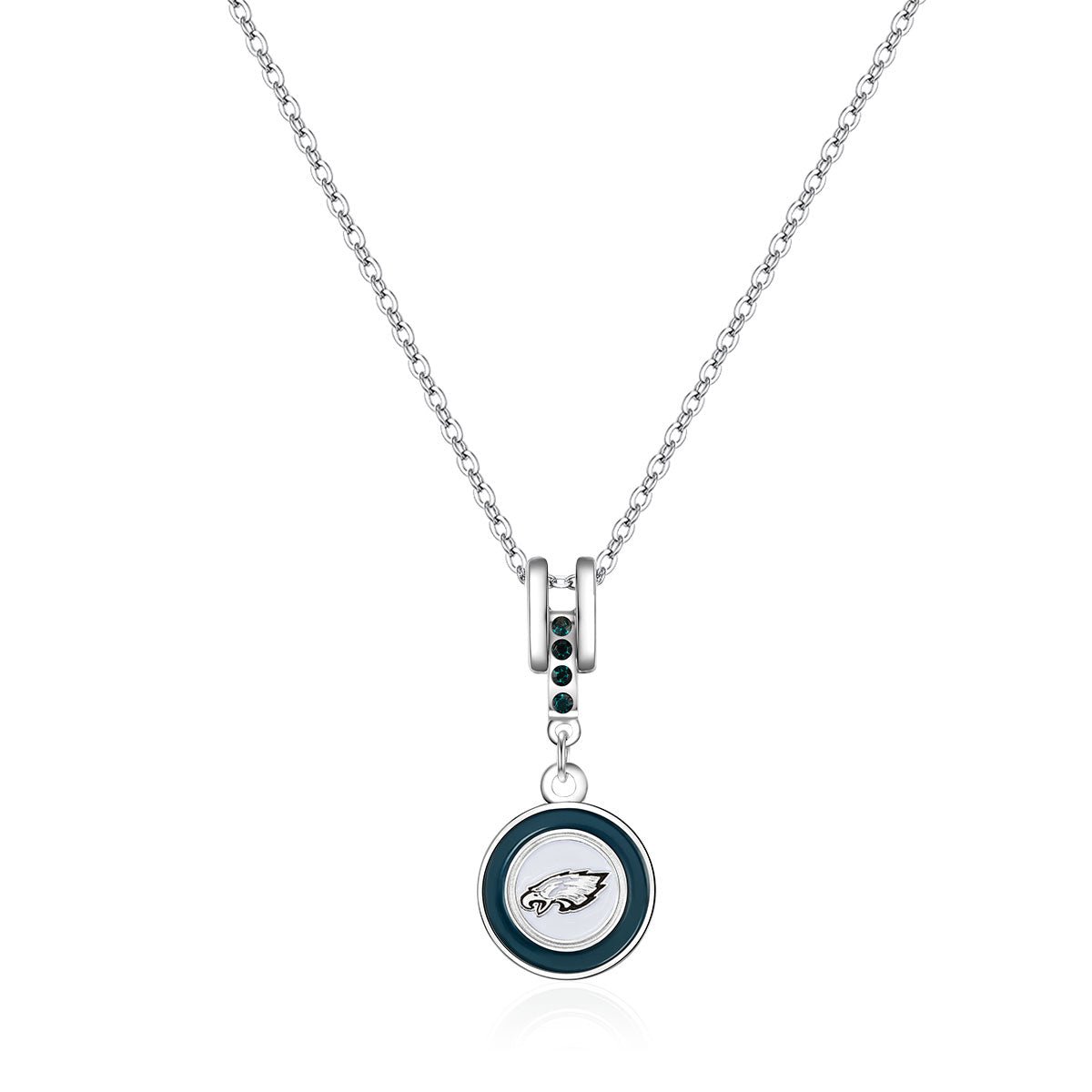 NFL Charm Necklace - Gamedays Gear - Philadelphia Eagles