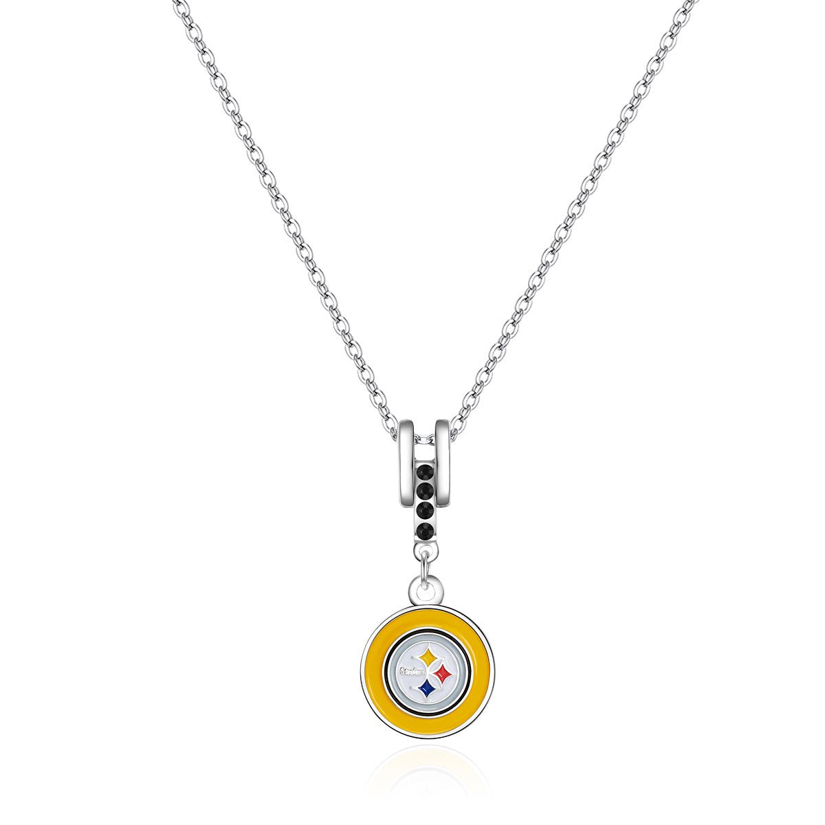 NFL Charm Necklace - Gamedays Gear - Pittsburgh Steelers