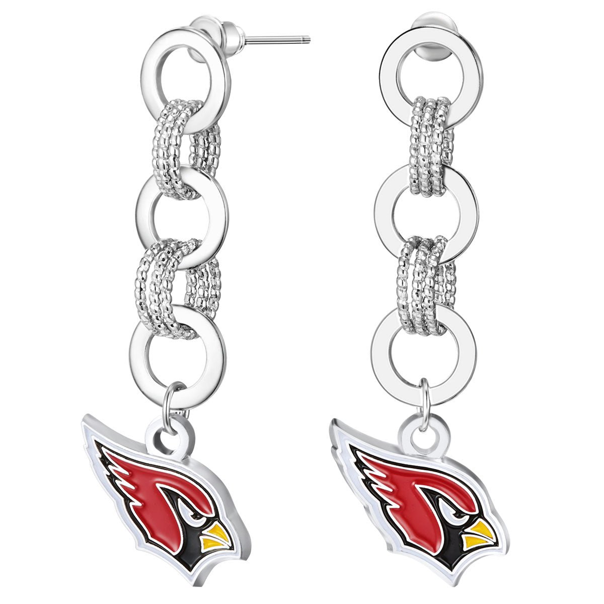 Gamedays Gear NFL Circle Links Post Earrings E007 - 1001
