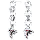 Gamedays Gear NFL Circle Links Post Earrings E007 - 1002