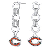 Gamedays Gear NFL Circle Links Post Earrings E007 - 1006