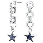 Gamedays Gear NFL Circle Links Post Earrings E007 - 1009