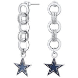 Gamedays Gear NFL Circle Links Post Earrings E007 - 1009