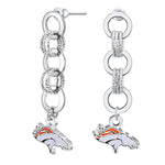 Gamedays Gear NFL Circle Links Post Earrings E007 - 1010