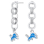 Gamedays Gear NFL Circle Links Post Earrings E007 - 1011