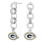 Gamedays Gear NFL Circle Links Post Earrings E007 - 1012