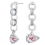Gamedays Gear NFL Circle Links Post Earrings E007 - 1016