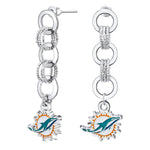 Gamedays Gear NFL Circle Links Post Earrings E007 - 1017
