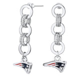 Gamedays Gear NFL Circle Links Post Earrings E007 - 1019