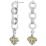 Gamedays Gear NFL Circle Links Post Earrings E007 - 1020