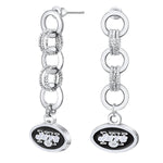 Gamedays Gear NFL Circle Links Post Earrings E007 - 1022