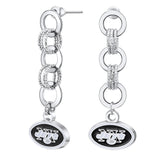 Gamedays Gear NFL Circle Links Post Earrings E007 - 1022