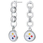 Gamedays Gear NFL Circle Links Post Earrings E007 - 1025
