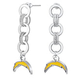 Gamedays Gear NFL Circle Links Post Earrings E007 - 1026
