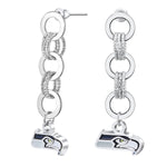 Gamedays Gear NFL Circle Links Post Earrings E007 - 1028
