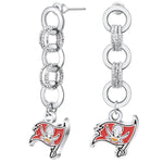 Gamedays Gear NFL Circle Links Post Earrings E007 - 1030