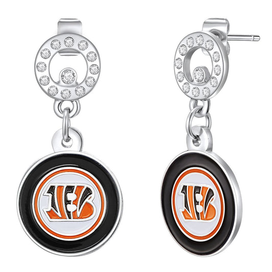 NFL Circle Post Earrings - Gamedays Gear - Kansas City Chiefs