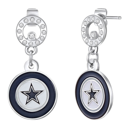 NFL Circle Post Earrings - Gamedays Gear - Kansas City Chiefs