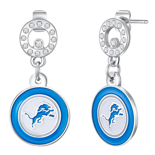 NFL Circle Post Earrings - Gamedays Gear - Kansas City Chiefs