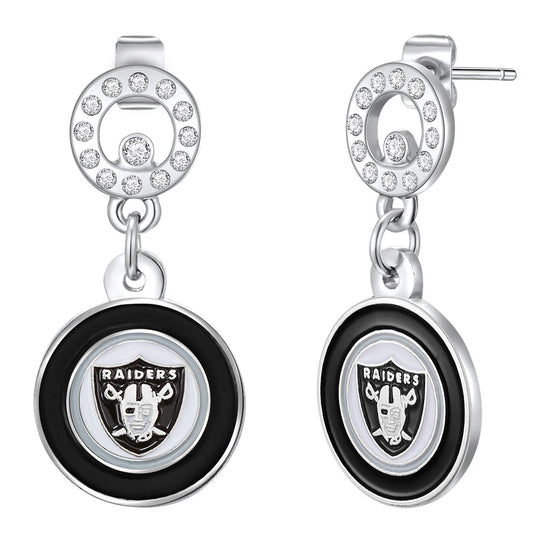 NFL Circle Post Earrings - Gamedays Gear - Kansas City Chiefs