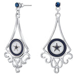 Gamedays Gear NFL Diamond Floral Post Earrings E016 - 1009