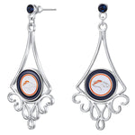 Gamedays Gear NFL Diamond Floral Post Earrings E016 - 1010