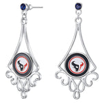 Gamedays Gear NFL Diamond Floral Post Earrings E016 - 1013