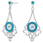 Gamedays Gear NFL Diamond Floral Post Earrings E016 - 1017