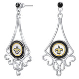 Gamedays Gear NFL Diamond Floral Post Earrings E016 - 1020