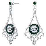 Gamedays Gear NFL Diamond Floral Post Earrings E016 - 1022