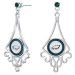 Gamedays Gear NFL Diamond Floral Post Earrings E016 - 1024