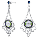 Gamedays Gear NFL Diamond Floral Post Earrings E016 - 1028