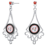 Gamedays Gear NFL Diamond Floral Post Earrings E016 - 1030