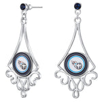 Gamedays Gear NFL Diamond Floral Post Earrings E016 - 1031