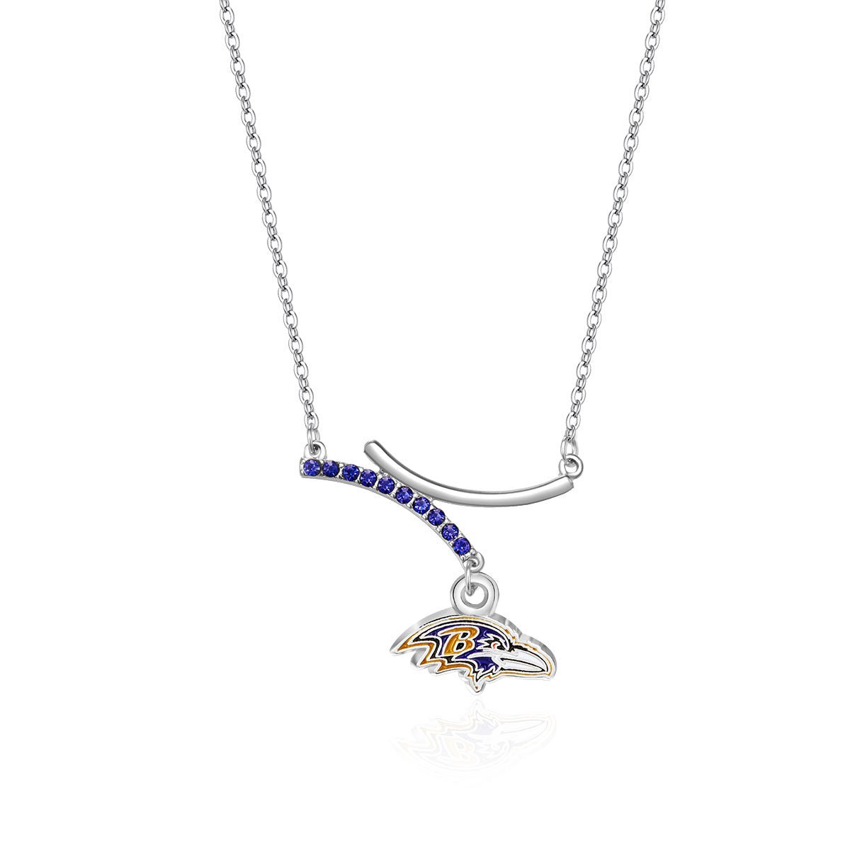 NFL Dual Infinity Necklace - Gamedays Gear - Baltimore Ravens