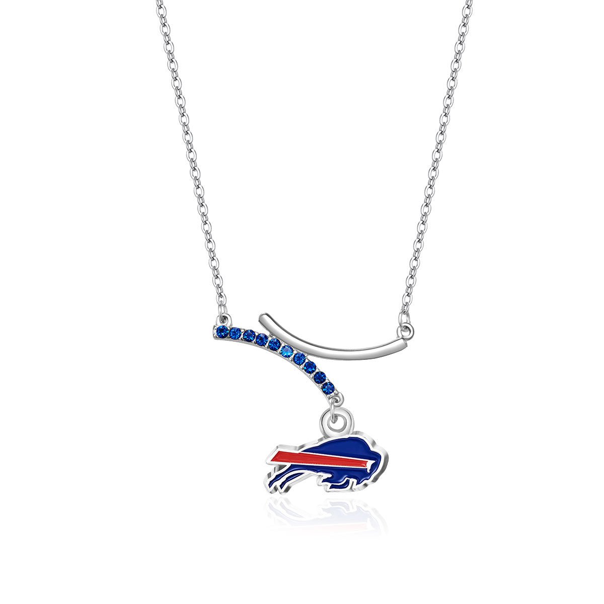 NFL Dual Infinity Necklace - Gamedays Gear - Buffalo Bills