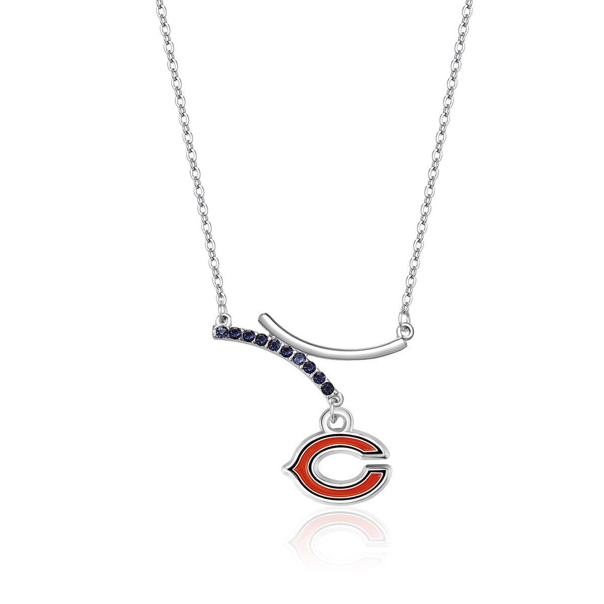 NFL Dual Infinity Necklace - Gamedays Gear - Chicago Bears