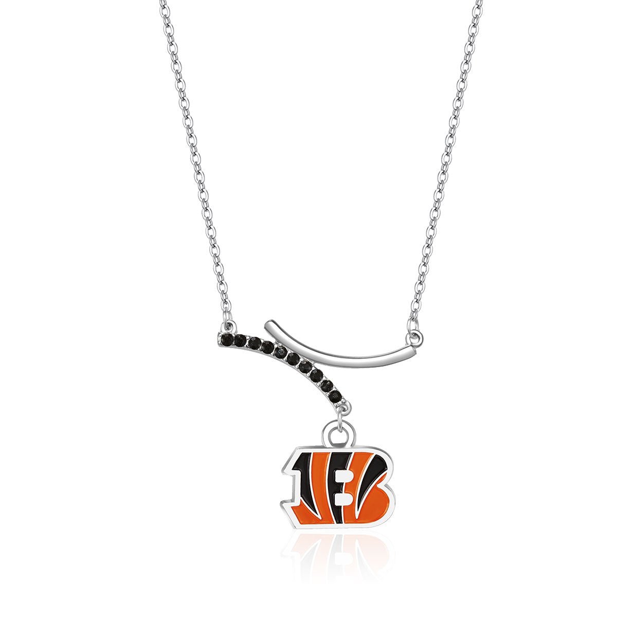 NFL Dual Infinity Necklace - Gamedays Gear - Cincinnati Bengals